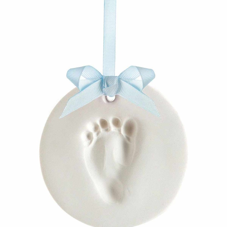 Bedding + Decor Pearhead | Babyprint Ornament - White