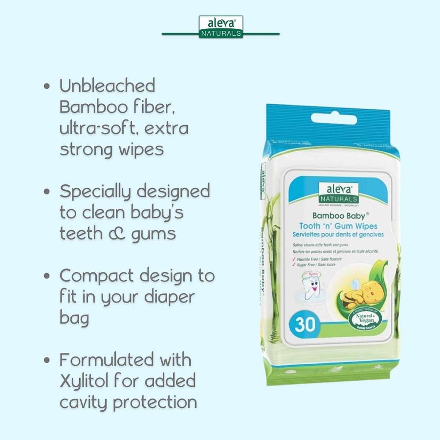 Bathing Aleva Naturals Wellness Balms + Wipes | Bamboo Baby Daily Essentials Wipes Pack