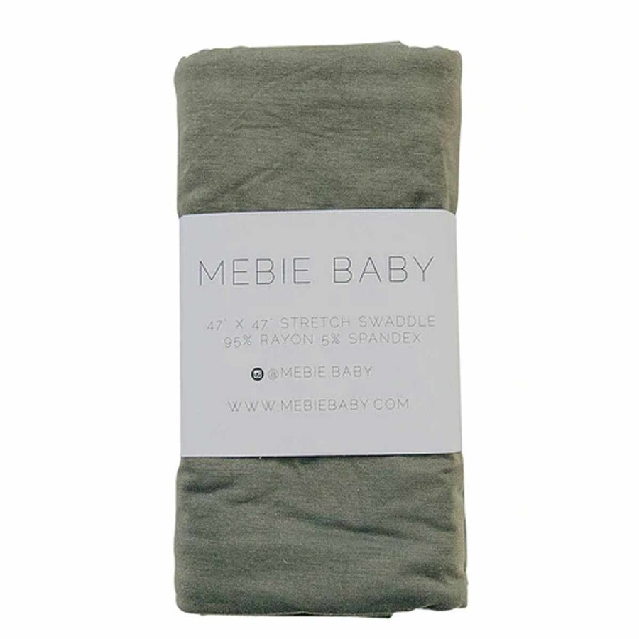 Bedding + Decor Mebie Baby Swaddle + Receiving Blankets | Stretch Swaddle