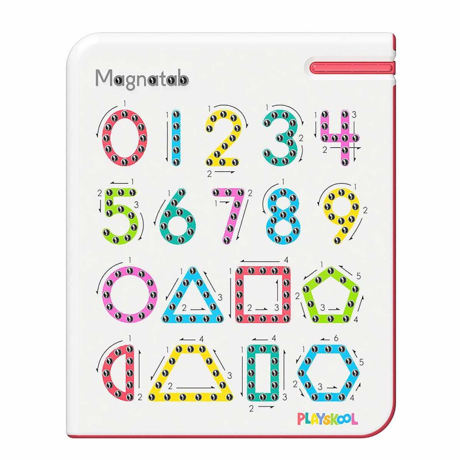 Toys + Gifts Playskool Magnatabs | Magnatab Numbers And Shapes